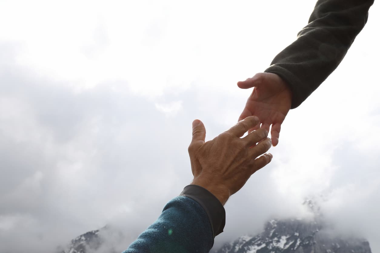 lending a hand